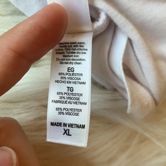 University of Arizona Alpha Phi Glitter Open Back Top Size XL - Picture 9 of 9